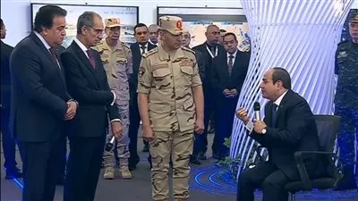 الرئيس السيسي يتفقد مركز البيانات والحوسبة السحابية الحكومية