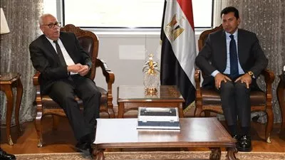 وزير الرياضة يتابع مستجدات أعمال إنشاء استاد بورسعيد الجديد