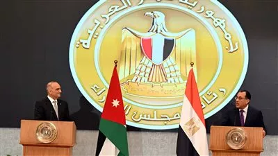 رئيس الوزراء: توافق مصري- أردني على زيادة حجم التبادل التجاري والاستثمارات المشتركة