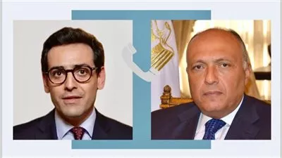 وزير الخارجية ونظيره الفرنسي يؤكدان ضرورة وقف إطلاق النار في غزة