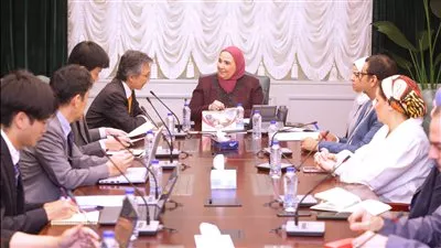 وزيرة التضامن تبحث مبادرة الحكومة اليابانية لدعم المشروعات التنموية في مصر 