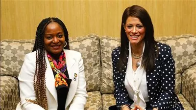  «المشاط» تستكشف فرص التعاون المشترك مع رئيسة الميثاق العالمي بأفريقيا 