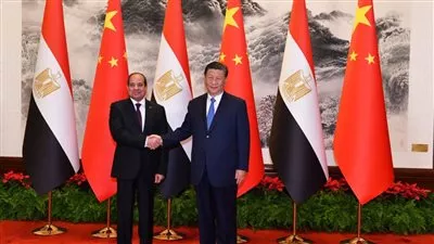 الرئيس السيسي ونظيره الصيني يشيدان بتطور العلاقات المشتركة بمختلف المجالات