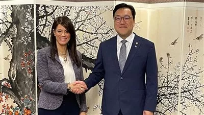 «المشاط» تبحث مع نائب وزير الاقتصاد والمالية الكوري تعزيز التعاون المشترك