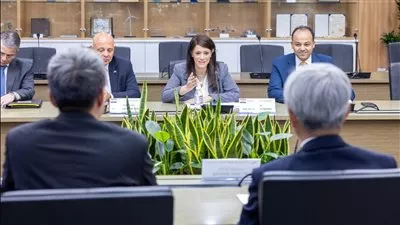 «المشاط» تبحث تعزيز التعاون مع بنك التصدير والاستيراد الكوري