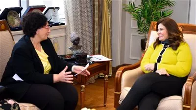 وزيرة الهجرة تبحث سبل التعاون مع الغرفة الألمانية العربية للتجارة والصناعة 