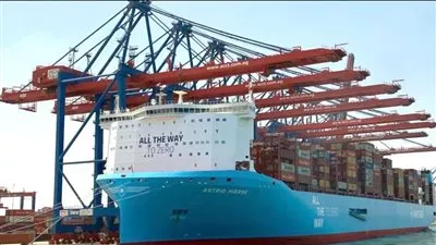 ميناء شرق بورسعيد يستقبل سفنينة تعمل بالوقود الأخضر