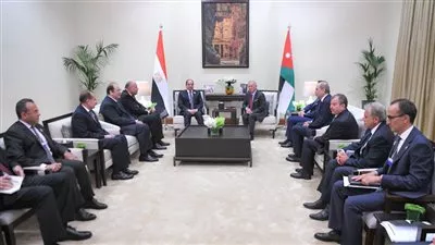 الرئيس السيسي وملك الأردن يتوافقان على أهمية التنسيق المشترك تجاه تطورات الأوضاع بغزة