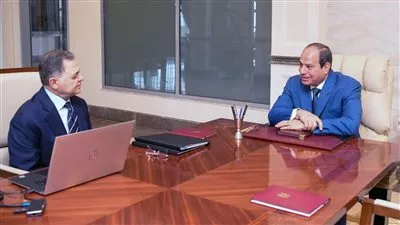 الرئيس السيسي يعقد اجتماعا مع وزير الداخلية