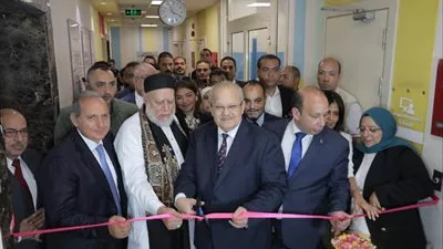 البنك الأهلي المصري يفتتح وحدة القسطرة القلبية بمستشفى أبو الريش الياباني للأطفال