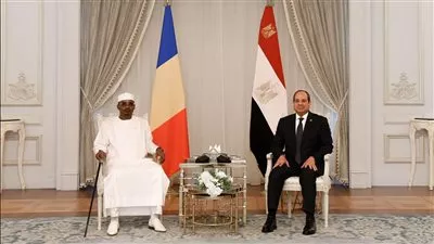 الرئيس السيسي ونظيره التشادي يتفقان على تفعيل عمل اللجنة المشتركة بين البلدين