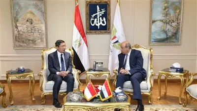 وزير الطيران يبحث مع سفير سنغافورة تعزيز آفاق التعاون المشترك
