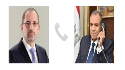 وزير الخارجية يبحث مع نظيره الأردني مستجدات الوضع المتأزم في قطاع غزة
