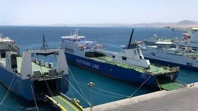تداول 13 ألف طن و 740 شاحنة بضائع بموانئ البحر الأحمر 