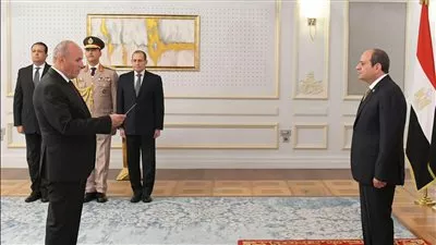 السيسي يشهد أداء اليمين القانونية لرئيس هيئة قضايا الدولة