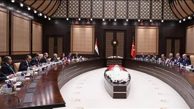 الرئيسان المصري والتركي يوقعان على البيان المشترك لاجتماع مجلس التعاون الاستراتيجي