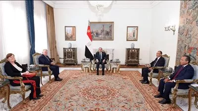 الرئيس السيسي يبحث تعزيز التعاون بين مصر والدنمارك بمجالات الطاقة والتحول الأخضر