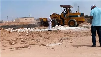إزالة تعديات ومخالفات بناء بالساحل الشمالي الغربي ومدينة سفنكس الجديدة