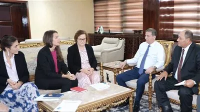 وزير الزراعة يبحث التعاون مع الوكالة الفرنسية للتنمية بمجال التقاوي وترشيد المياه