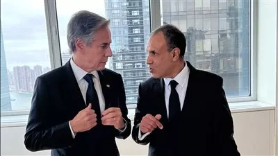 وزير الخارجية يلتقي نظيره الأمريكي على هامش أعمال الجمعية العامة للأمم المتحدة