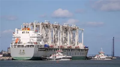 ميناء دمياط يستقبل الدفعة الأولى من أوناش محطة الحاويات تحيا مصر 1 