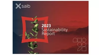 بنك saib يصدر تقريره الأول للاستدامة عن عام 2023