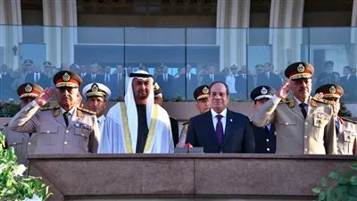 الرئيس السيسي ونظيره الإماراتي يصلان مقر تخريج دفعة جديدة من طلبة الكليات العسكرية