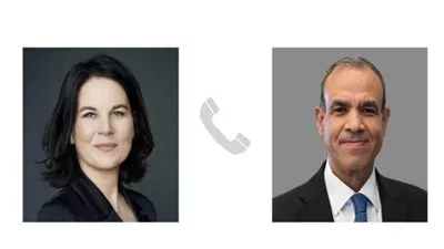 وزير الخارجية يبحث مع نظيرته الألمانية جهود وقف التصعيد الإسرائيلي بغزة ولبنان