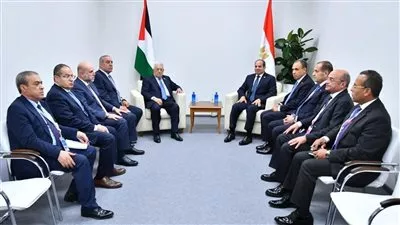 الرئيس السيسي ونظيره الفلسطيني يبحثان جهود وقف الحرب الإسرائيلية على غزة