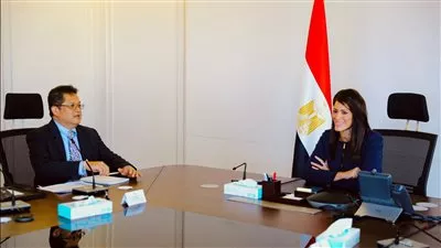 «المشاط» تبحث مع البنك الآسيوي للاستثمار جهود دعم الموازنة وتنفيذ الإصلاحات الهيكلية