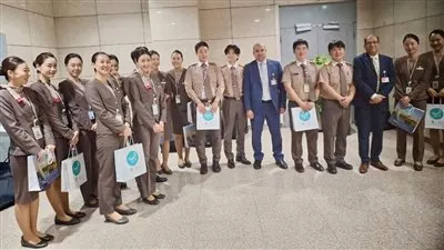 مطار القاهرة يستقبل أول رحلة «شارتر» من كوريا الجنوبية