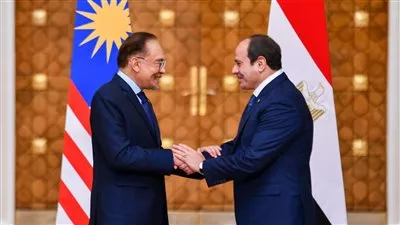 مصر وماليزيا تؤكدان ضرورة إحلال السلام والأمن بمنطقة الشرق الأوسط