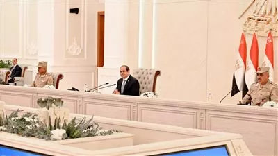 الرئيس السيسي: القوات المسلحة أهم ركيزة للاستقرار في مصر والمنطقة