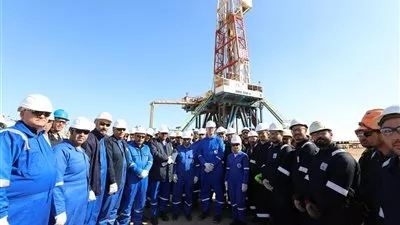 «البترول»: وضع بئرين بحريين على الإنتاج باجمالي 1000 برميل زيت يوميًا