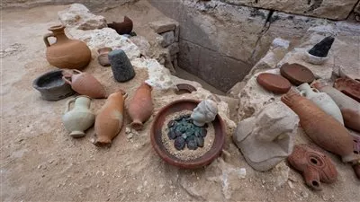 كشف أثري جديد بمعبد تابوزيريس ماجنا غرب الإسكندرية