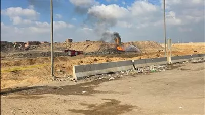 وزير البترول يصل موقع حادث كسر خط نقل البوتاجاز بمدينة الخانكة