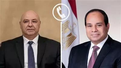 الرئيس السيسي يهنئ جوزيف عون على انتخابه رئيساً للبنان