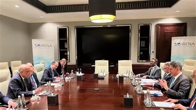 وزير الكهرباء يبحث سبل تعزيز الشراكة مع الوكالة الدولية للطاقة المتجددة