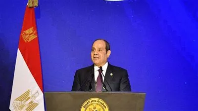 نص كلمة الرئيس السيسي في احتفالات عيد الشرطة 