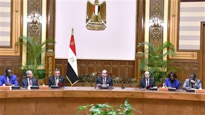 الرئيس السيسي يستقبل رؤساء المحاكم الدستورية والعليا الأفارقة