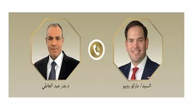 وزير الخارجية يبحث مع نظيره الأمريكي تطورات وقف إطلاق النار في غزة