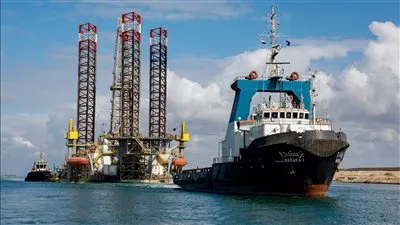 قناة السويس تشهد عبور الحفار ADMARINE260 بحمولة 3543 طن