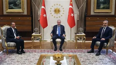 وزير الخارجية يبحث مع الرئيس التركي زيادة التبادل التجاري إلى 15 مليار دولار  