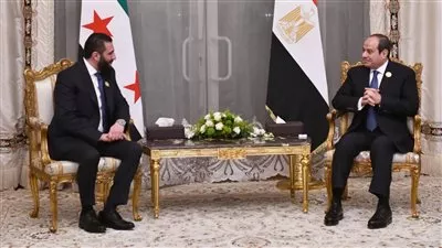 الرئيس السيسي يؤكد حرص مصر على وحدة الأراضي السورية وسلامتها