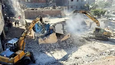 نزع ملكية عقارات وأراضى في البساتين لمشروع توسعة المدخل الشمالى بزهراء المعادى