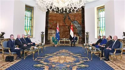 الرئيس السيسي يبحث تعزيز التعاون الاقتصادي والتجاري والاستثماري بين مصر وأستراليا