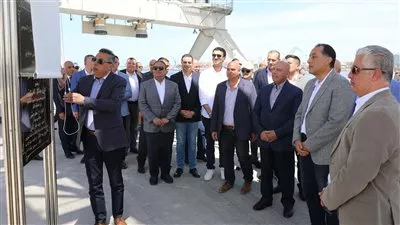 بتكلفة مليار جنيه..افتتاح محطة الصب الجاف «أقماح» بميناء غرب بورسعيد