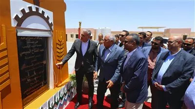 افتتاح محطة طاقة غاز الرئيسية بمدينة الخارجة بالوادي الجديد