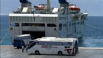 انتهاء تفويج الحج البري من ميناء نويبع البحري