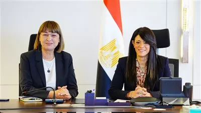 رانيا المشاط تناقش جهود تحقيق التنمية الإقتصادية مع ممثل الأمم المتحدة فى مصر